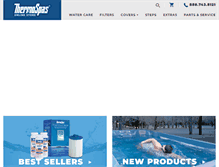 Tablet Screenshot of online.thermospas.com